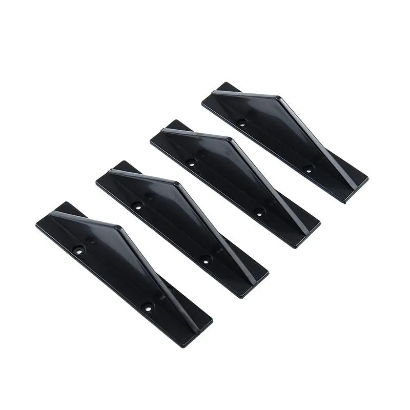 Universal triangle rear spoiler in carbon fibre finish, 15cm ABS, for General Motors vehicles