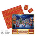 24-grid paper advent calendar puzzle box with colourful illustrations, 70x50 cm, for teenagers