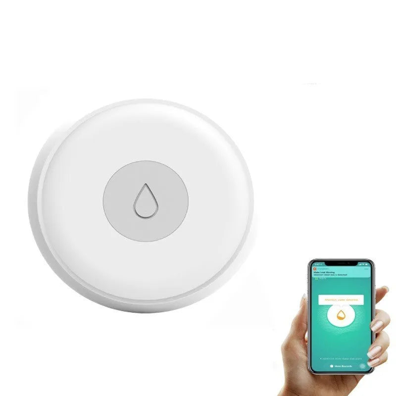 Smart water leak detection alarm with wireless ZIGBEE connectivity and multiple notification methods