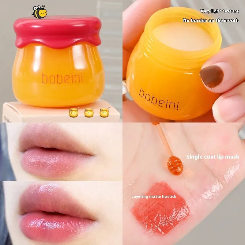 Vaseline Nourishing Honey Pot Lip Balm 9g pot with small brush