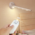 Rectangular LED night light with remote control for cabinet and wardrobe installation