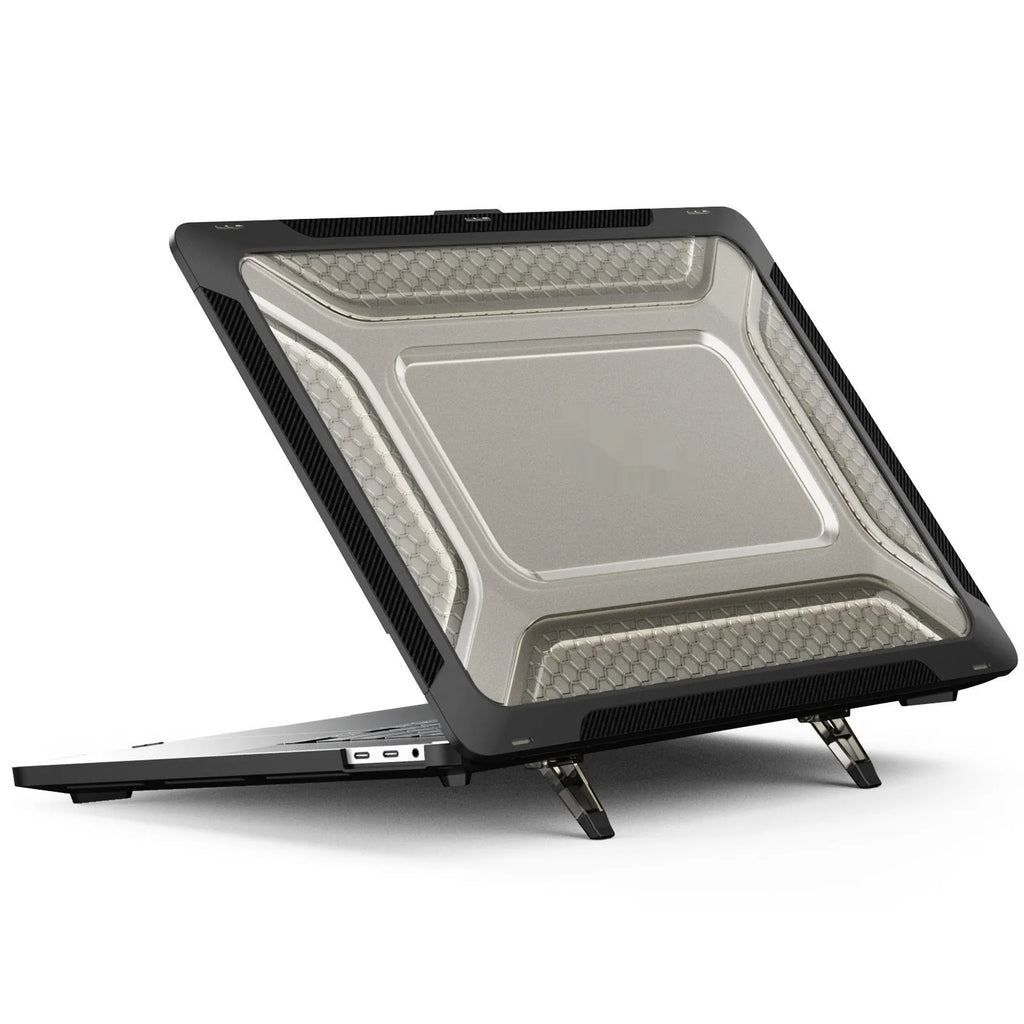 MacBook protective shell case in four colour options for Air and Pro models from 2018 to 2023