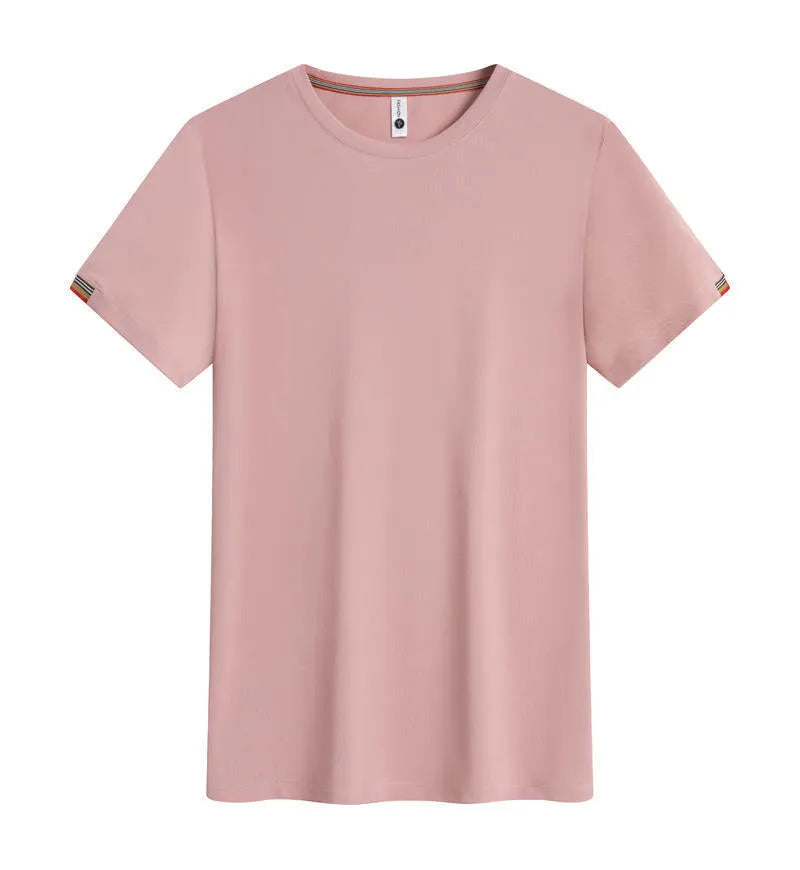 Round neck ice fibre pullover work shirt shown in multiple colours including black, grey, and army green