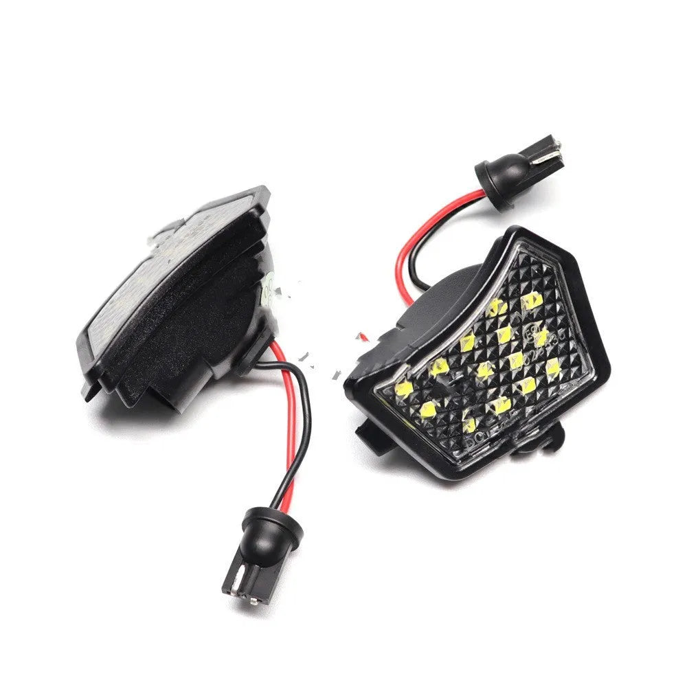 Crystal white LED under-mirror floor light in ABS housing for Volvo and Jaguar cars