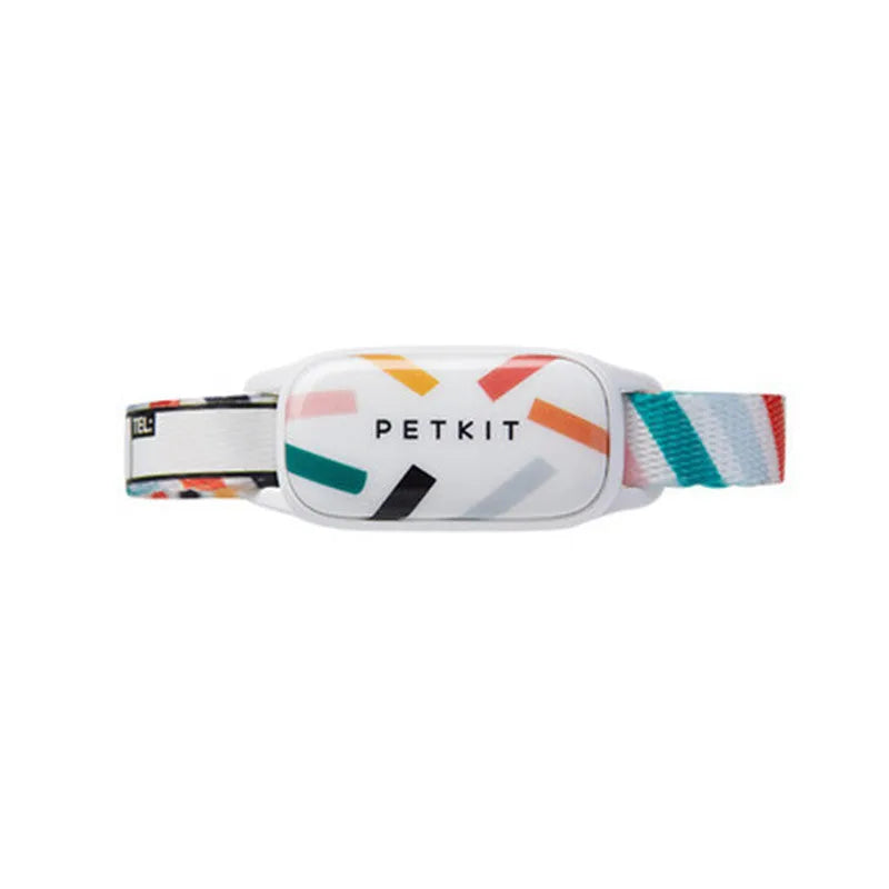Pet smart wearable Bluetooth anti-lost device for cats and dogs, fashion simplicity style, shown in picture colour