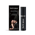 5ml bottle of men's delayed spray with botanical ingredients including turmeric root water and ginger extract