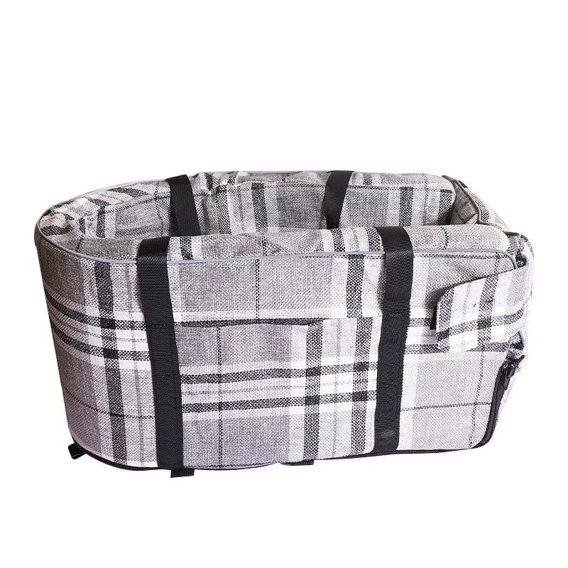 Outdoor cloth dog kennel in multiple colour options including grey, blue, red and grey mesh