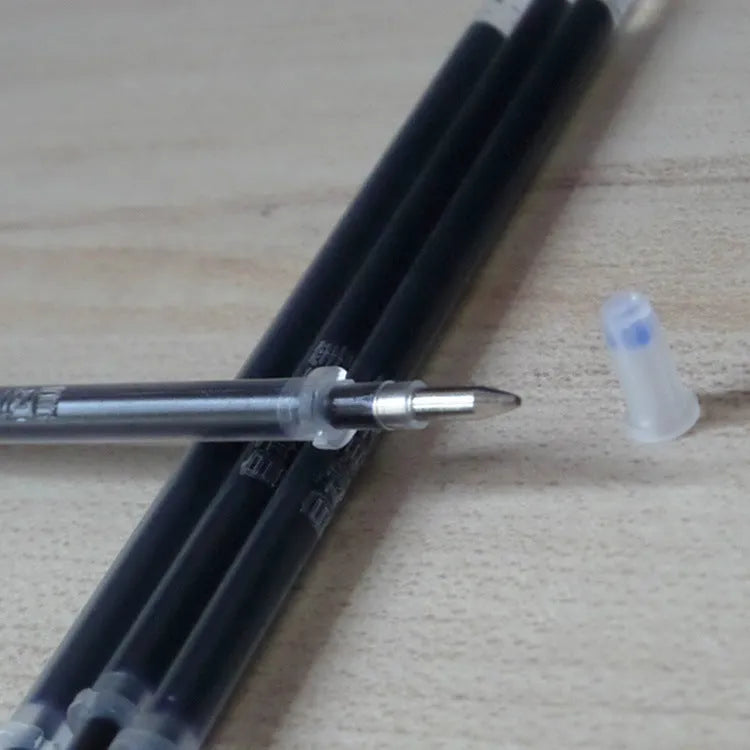 Automatic fade and disappear pen set showing pen holder and refills for temporary marking