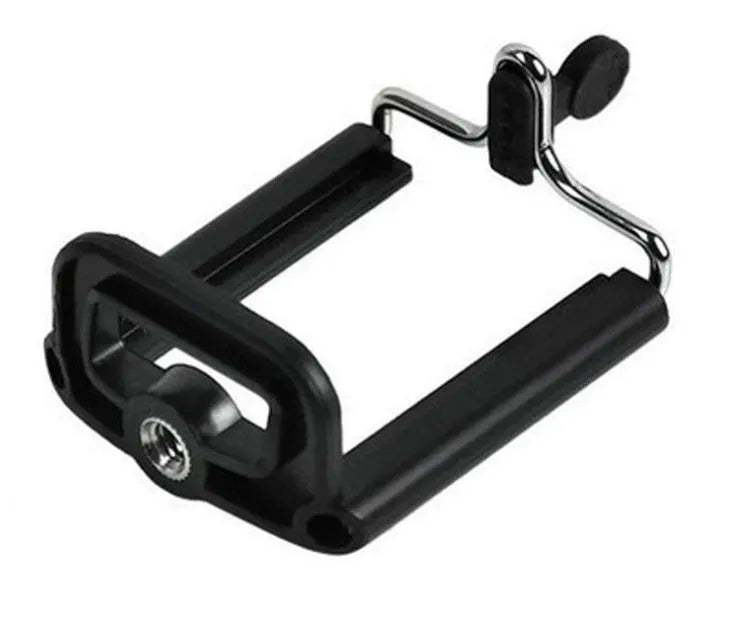 Mini flexible tripod with extendable legs and U-shaped smartphone clip for travel photography