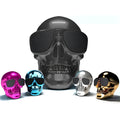 Skull Wireless Bluetooth Speaker limited edition portable in black with compact design