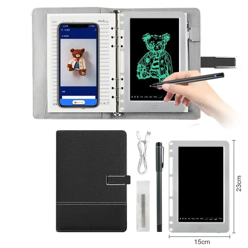 85-inch electronic writing pad with stitching design in choice of colours, includes smart pen