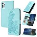 Datura Flowers Samsung Leather Flip Case