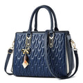 Women's large-capacity shoulder messenger bag with sandwich pocket, available in multiple colours