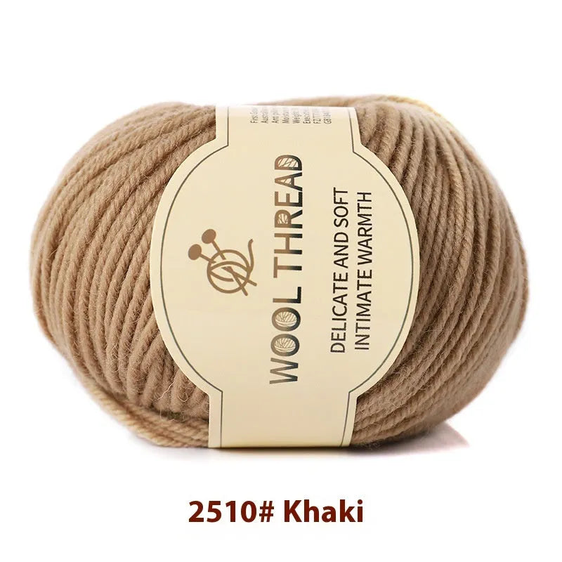 A single roll of hand-knitting wool yarn in a colour choice from over 30 options, for making baby clothes.