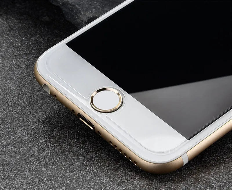 Tempered film non-full screen HD screen protector 9H hardness 0.26mm oleophobic coating for iPhone