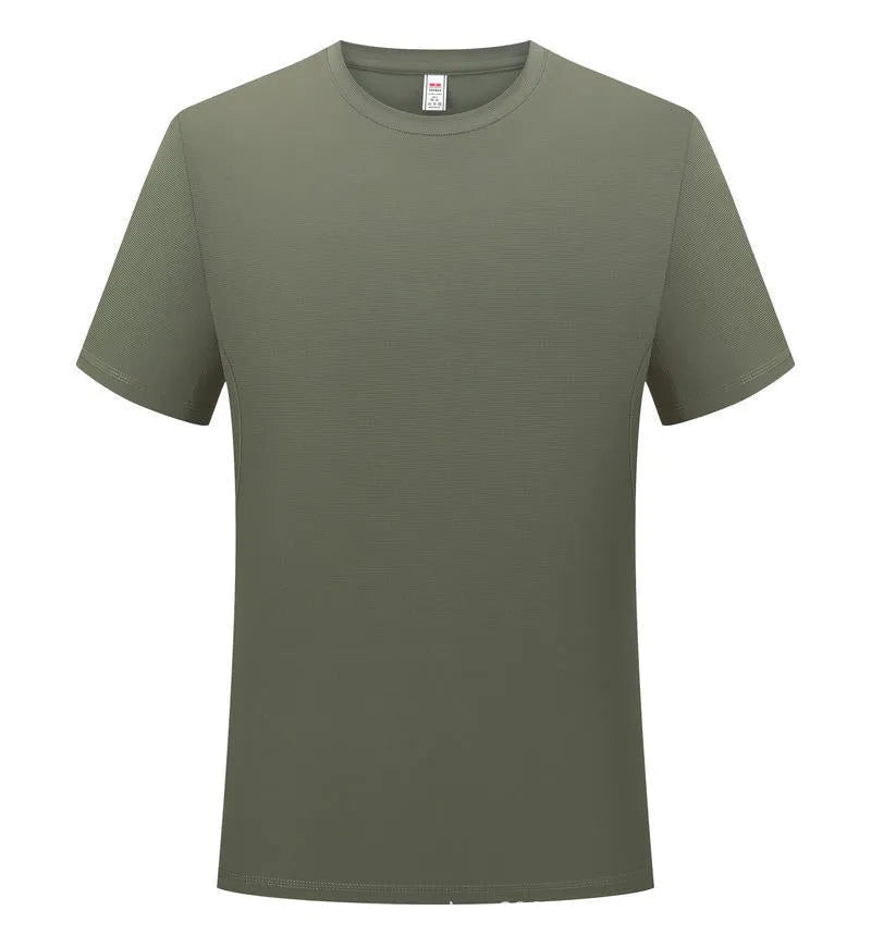 Men's loose-fit polyester sports t-shirt in multiple colour options