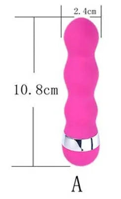 Realistic mini dildo sex toy showing six different styles A through F for women