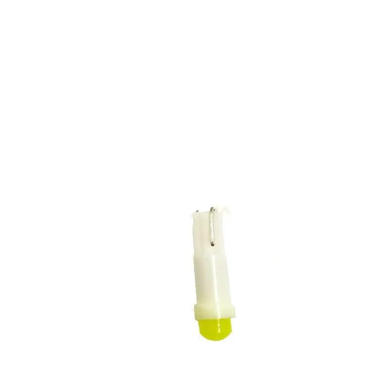 Ceramic T5 LED car bulb for instrument and dashboard lighting in multiple colours