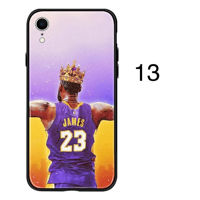 Silicone phone back cover case for Apple iPhone models in European and American style