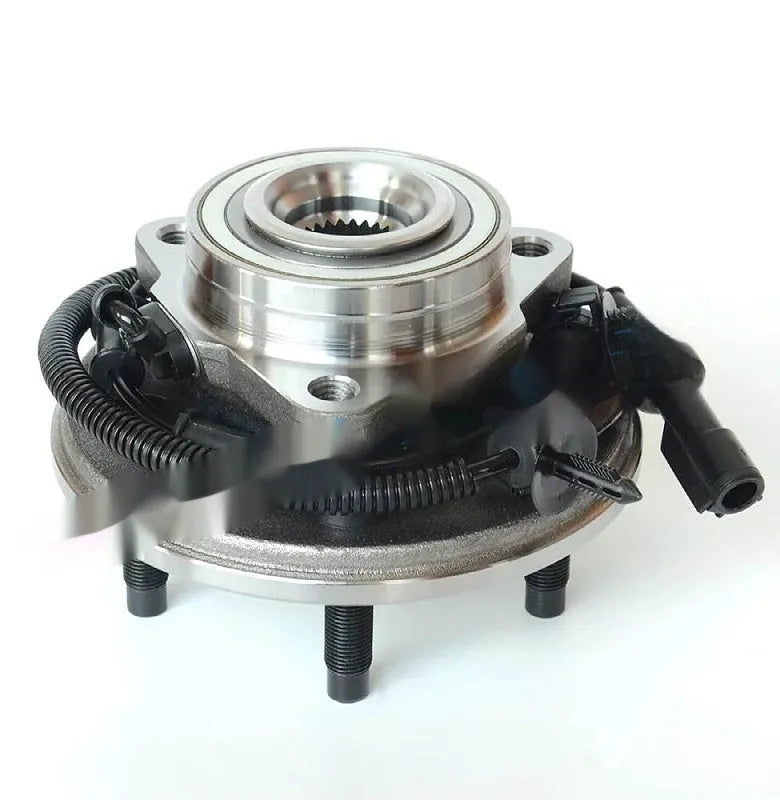 Black bearing steel wheel hub assembly for Ford Explorer with OE part numbers 515050 BR930456 1L24-1104AC 4L2Z1104AA