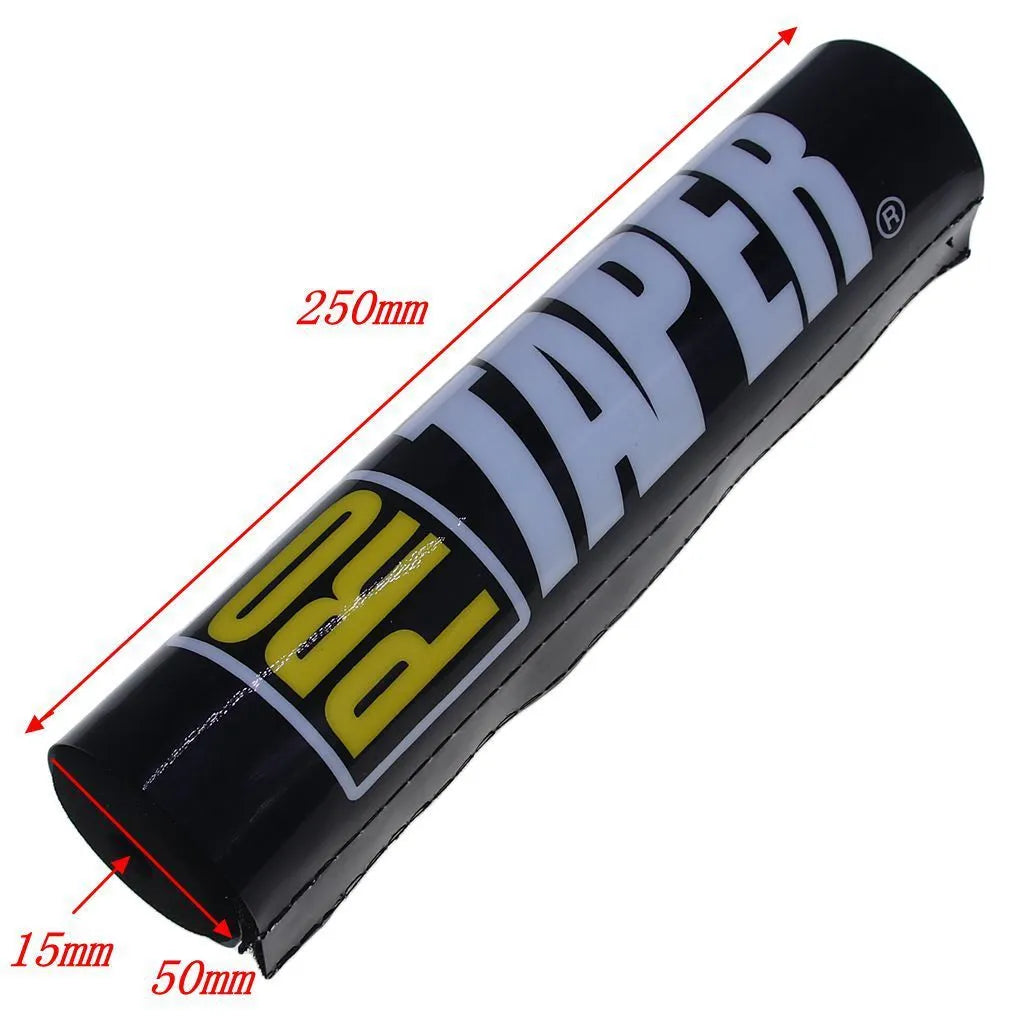 25cm motorcycle handlebar foam cover in black, blue, or red colours with waterproof rubber foam construction