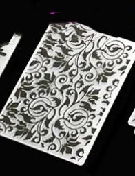 Plastic cake decorating mould set showing windmill, star, and flower patterns for sugar craft.