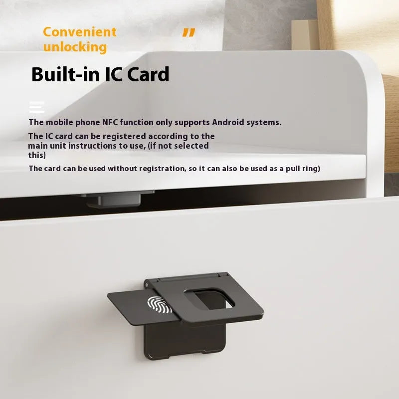 F079 punch-free invisible drawer lock with key for wardrobe and sauna