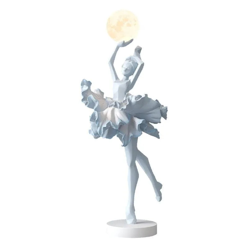 Resin decorative night light with USB charging in four colour options