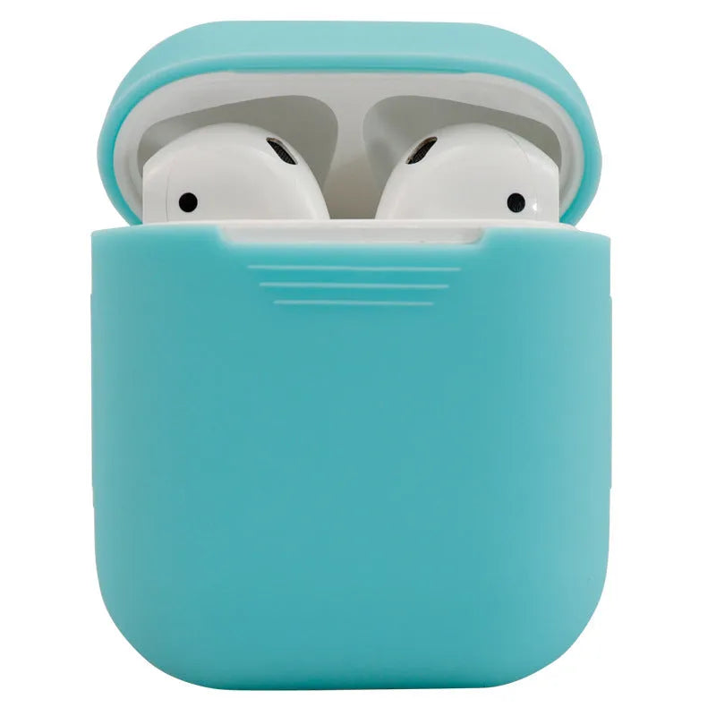 Silicone protective cover for AirPods 2 wireless headphones in multiple colour options