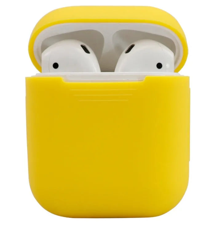 Silicone protective cover for AirPods 2 wireless headphones in multiple colour options