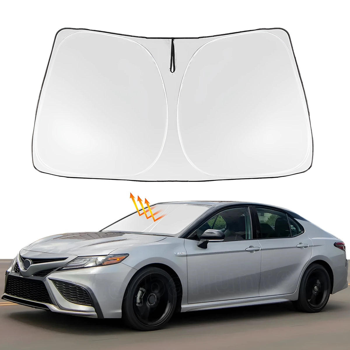 Car front windshield sunshade cover silver tape for NOAH XOVY 90 series