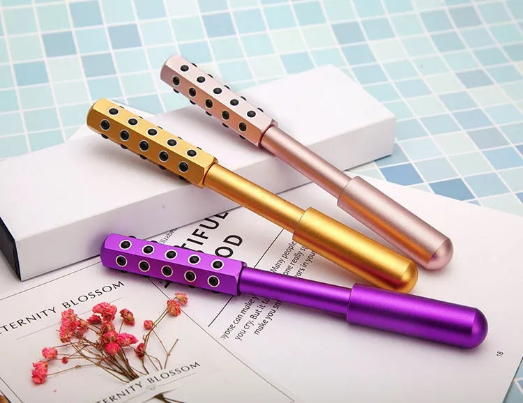 24 germanium purple germanium particles roller beauty massage instrument for eye area, 193mm length