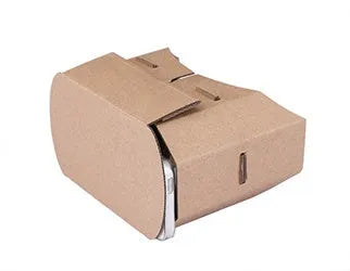 Paper carton virtual reality glasses for smartphones with 3.5 to 6 inch screens