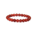Handcrafted 8mm natural stone bead bracelet for girls with multiple agate colour beads