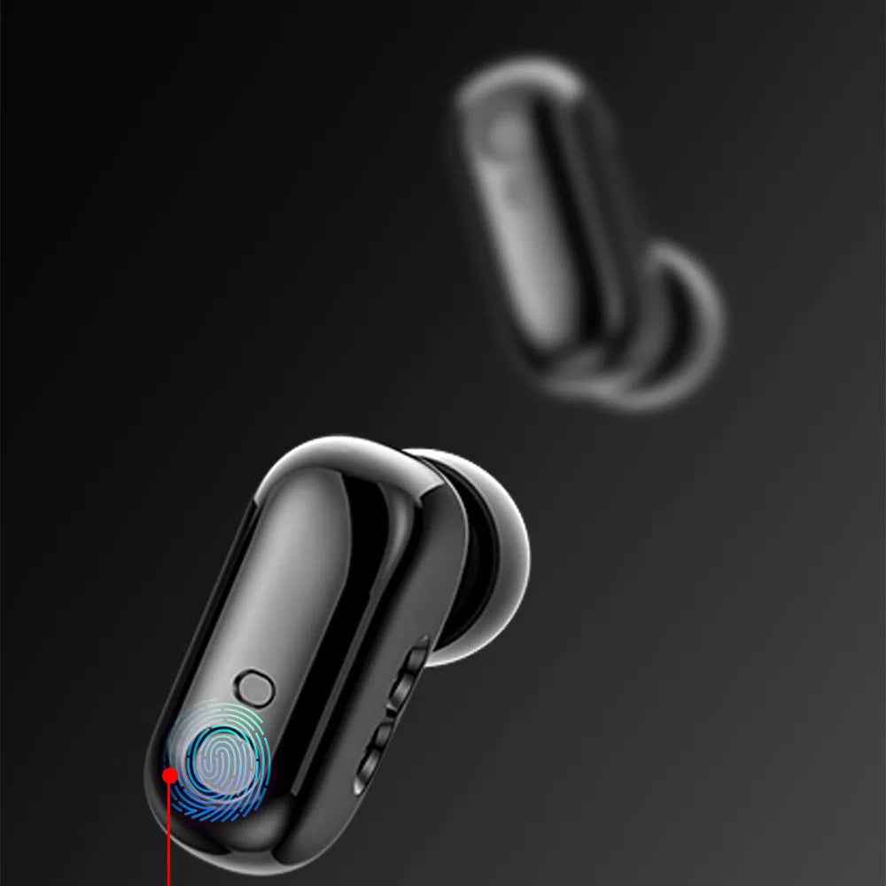 X7 smart watch with black TPU band and TWS Bluetooth earphones on a charging cable
