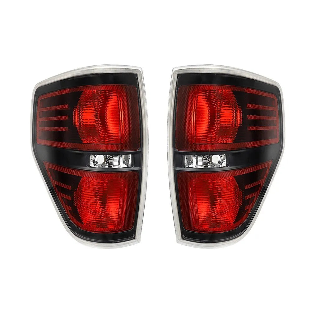 Ford F-150 stop lamp pair silver black modification taillight 12V 30.5x15x35cm
