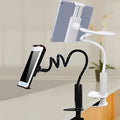 Black flexible mount holder showing adjustable bendy arm and suction base for mobile devices