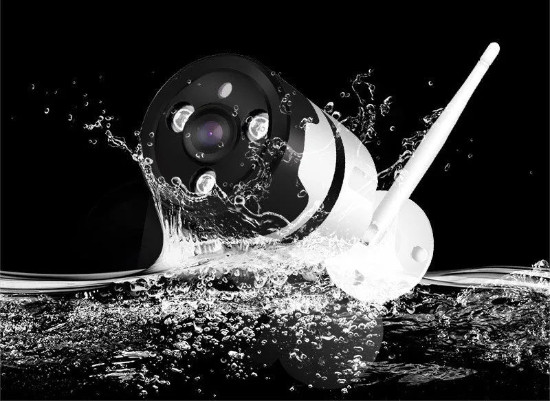 BC56-L6 outdoor Internet HD camera in white with 185° fisheye lens and TF card slot