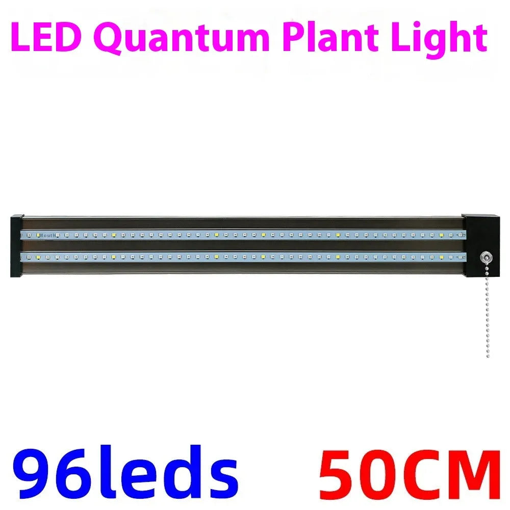 Full spectrum LED grow light bar with 384 beads, PC shell, available in 30CM 50CM 100CM for indoor plants