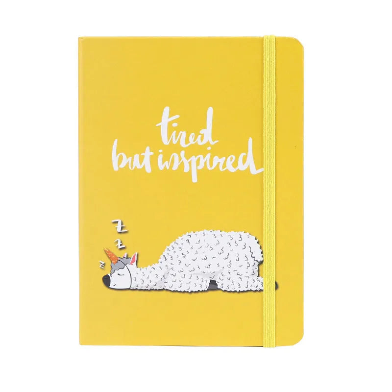 Creative alpaca cartoon design notepad notebook in A5, A6 and A7 sizes