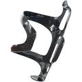 Toray T700 all-carbon fibre side-pull bicycle water bottle cage in black.