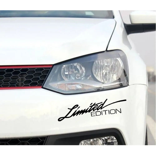 British reflective bumper sticker with English text in 16cm by 3.8cm size