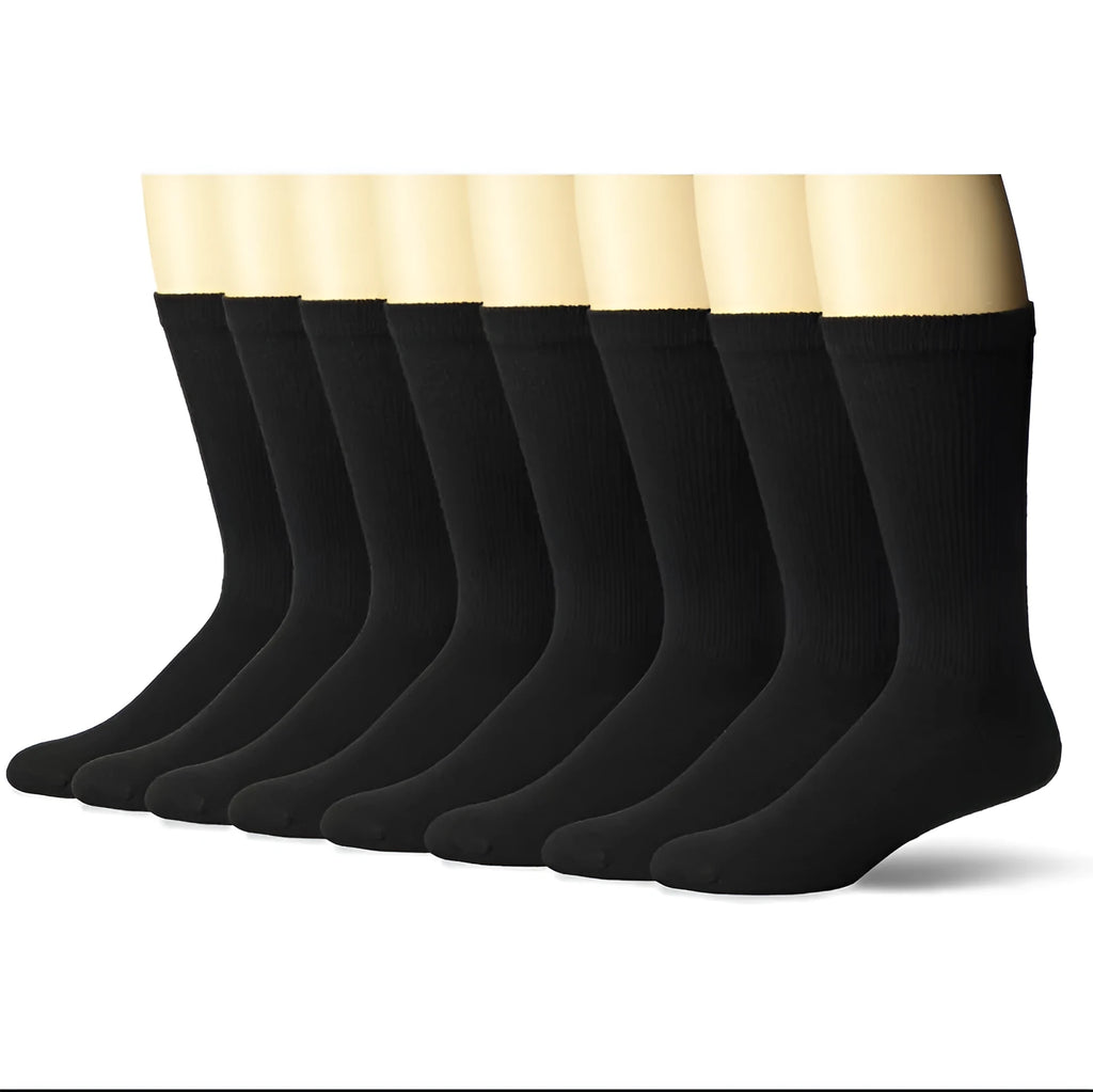 Multi-purpose buffer socks mid-calf polyester cotton free size black white grey sports socks sweat absorption anti-friction