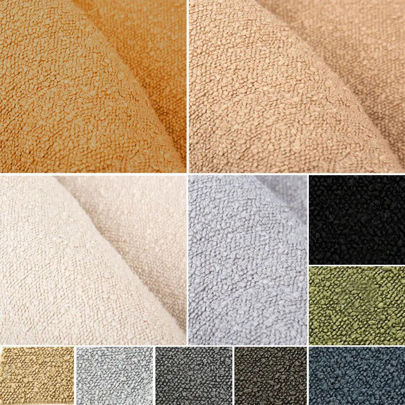 Rectangular beige cloth dog sofa bed nest showing soft fabric construction