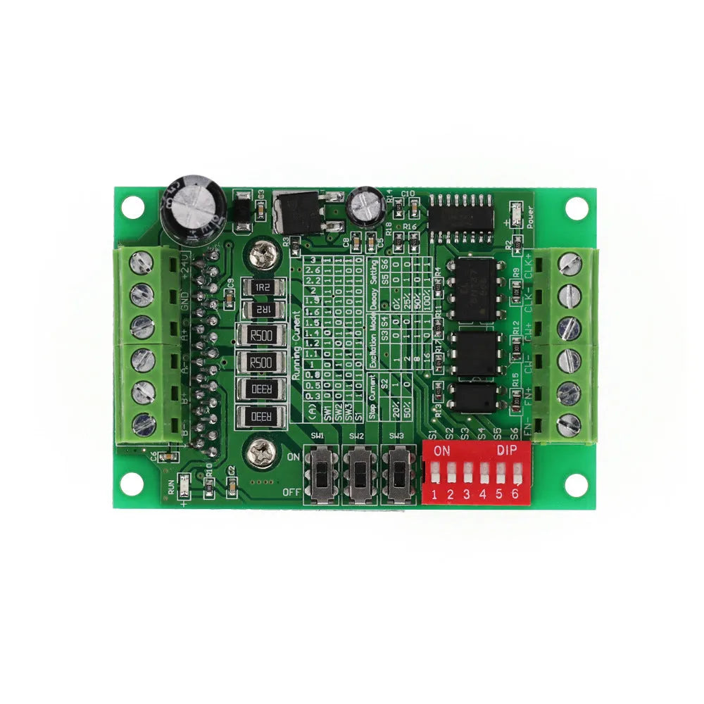TB6560 stepper motor driver control board with metal heat sink
