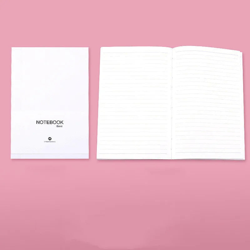 Basic manual fixed page refill diary with 80 sheets in blank, checkered, or lined styles