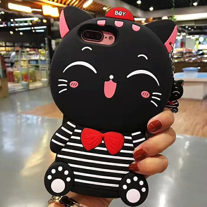 Soft silicone phone case for Samsung and iPhone devices with edge-proof protection