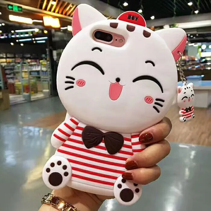 Soft silicone phone case for Samsung and iPhone devices with edge-proof protection