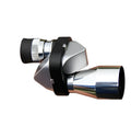 Compact aluminium alloy 8x20mm monocular telescope with foldable eyecup on a canvas bag.