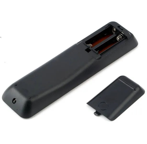 Black plastic universal remote control for Philips Blu-ray disc player BDP7500/98, 18.5 x 4.7cm